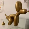 Tiere Figurine Harz Nette Shiny Ballon Hund Form Statue Kunst Skulptur Figurine Kunsthandwerk