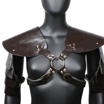 Handgemachte Steampunk Schulter Arm Rüstung Für Frauen Männer Medieval Viking Ritter Cosplay Kostüm Image