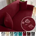 Wasserdichte Jacquard-Sofa bezüge 1/2/Sitze solide Couch bezug l-förmige Sofa bezug Protector Bank