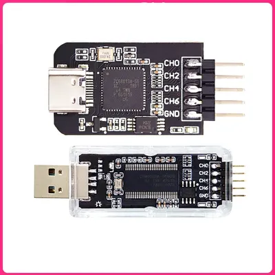 DLA Logic Analyzer ARM FPGA Debugging Tool Protokollanalyse 24 MHz Abtastrate 8 Kanäle Open Source Sigrok PulseView Image