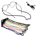 12 teile/los verstellbare schwarze Farbe Hals Cord Strap String Landyard Halter für Brillen