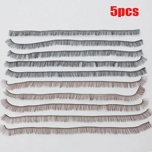 5pcs 20cm bjd/sd diy Puppe falsche Wimpern schwarz braun gelbbraun Wimpern Puppen Zubehör Puppen