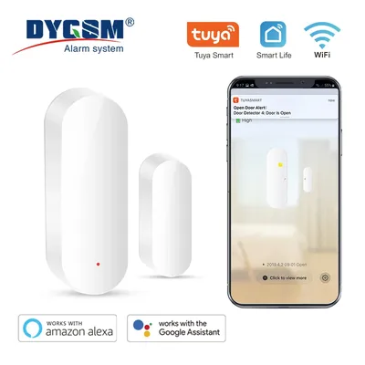 Tuya Smart Wifi Tür sensor Smart Home Open Close Detektor Smart life App Steuer be nachricht igung kompatibel mit Alexa Google Home