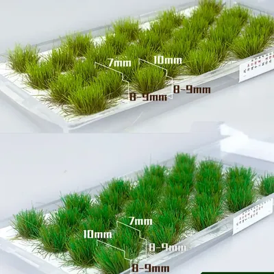 Saisonale Gras Nest Modell Sand Tisch Gebäude Szene Simulation Rasen DIY hand gefertigtes Material Image