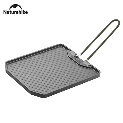 Nature hike Antihaft-Bratpfanne Falten große Kapazität Kochset tragbare Picknick-Grill Tablett