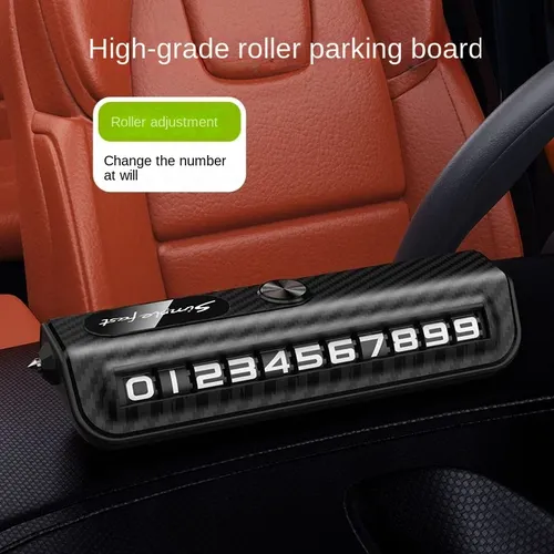 Temporäre Parka uto nummer Fahrzeug bewegliches Auto Telefonkarte rolle bewegliches Auto das Auto