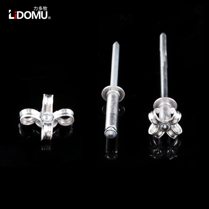 30/50 Stück Aluminium-Blindniete Zugnieten 3,2 4,0 5,0 mm Aluminiumniete Image