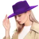 Sombrero angehoben Top Fedora Hut neue europäische und amerikanische Fedora Hut Jazz Hut Herren
