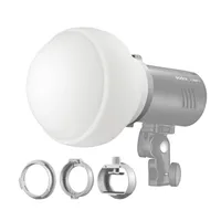 Godox ML-CD15 Diffusor Dome Kit mit 3 Adaptern für Fotografie Licht Blitz Studio Fotografie Porträt