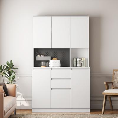 Freestanding kitchen storage, sideboard with charging station