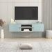 Floating TV Stand for 65" TVs Wall Mounted TV Media Console Entertainment Center for Living Room, Adjustable Shelves