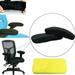 2 Pieces Set Ergonomic Memory Foam Chair Armrest Pad Rest Comfy Rest Office Chair Rest Arm Rest Cover for Elbows and Forearms Pressure Relief