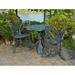 1065FHTOutdoor Black Butterfly Bistro Set Green