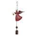 Jiyugala Wind Chimes Metal Angel Wind Chime Hanging Decoration Ornament Bells Wing Angel Bell Decorative Hanging Bells Gifts for Home Garden Decor Crafts