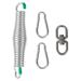 1 Set Outdoor Rotary Cushion Stainless Steel Hammock Swing Spring Accessories