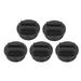 5Pcs G1 1/2 Male Thread Winter Plug Pool Return Line Filter Drain Plug with O Ring for Hot Springs Swimming Pools Spas Black