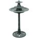 Outdoor Garden Bath 35 Inch Pedestal Water Fountain And bath Waterfall With Recirculating Pump For Garden Patio Backyard DÃ©cor Green