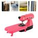 OUKANING Mini Countertop Portable Smart Electric Tailor Stitch Sewing Machine Clothing Crafts Home Travel Pink
