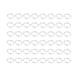 500Pcs 10MM Open Rings Jewelry Accessories Round Shape Double Circle Close Rings DIY Jewelry Making Materials Set for Earrings (Silver)