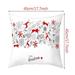 Clearance! Pgeraug Christmas Pillow Covers Christmas Decorations Christmas Throw Pillow Covers Pillow Case New Pillowcase Rag Linen Pillowcase Back Cushion Cover Pillow Case B