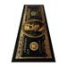 Rugs 100 Dollar Bill Area Runner Rugs Nonslip Rubber Backed Laundry Room Rug Floor Mat for Living Room Dining Room Washroom Bathroom Kitchen Doormat Hallway 23.6x71in