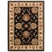 Well Woven Vanguard Oriental Border Classic Traditional Floral Persian Thick Red Black Light Blue Area Rug - 5 3 x 7 3