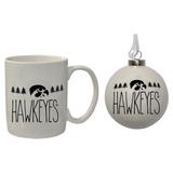 The Memory Company Iowa Hawkeyes Holiday Ornament & Mug Set