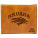 Brown Nevada Wolf Pack Personalized Trifold Wallet