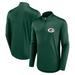 Men's Fanatics Branded Green Bay Packers Quarterback Quarter-Zip Top