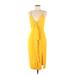 Jay Godfrey Casual Dress: Yellow Dresses - Women's Size 6