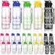 Gerrii 15 Pcs Water Bottles Bulk Employee Appreciation Gifts Thank You for Being Awesome Water Bottles Bulk Gifts Staff Coworker Employees Team Gifts Teacher Gift (Clear with Colorful Printing)