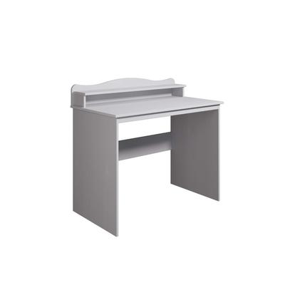 Schreibtisch HOME AFFAIRE "Lesve", weiß (weiß, weiß, weiß), B:100cm H:92cm T:55cm, Tische, aus massiver Kiefer, mit Schreibtischaufsatz Image