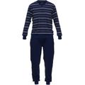 Pyjama GÖTZBURG Gr. 50, blau (blau, dunkel,) Herren Homewear-Sets Pyjamas