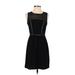 Princess Vera Wang Casual Dress - A-Line: Black Solid Dresses - Women's Size 1