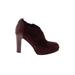 Alberto Fermani Heels: Burgundy Shoes - Women's Size 35.5