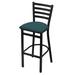 Holland Bar Stool 400 Jackie Bar & Counter Stool Metal in Green/Brown | Bar Stool (30" Seat Height) | Wayfair 40030BW022