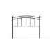 Andover Mills™ Bouton Steel Metal Slat Headboard Metal in Black | King | Wayfair B494F98498294B7AA8D6A982EBDB9E17