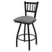 Holland Bar Stool 810 Contessa Swivel Counter Stool in Blue/Black | Counter Stool (25" Seat Height) | Wayfair 81025BW020