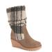 MUK LUKS Vermont Stowe - Womens 9 Tan Boot Medium