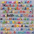 Wholesale 144 Pcs/Set Mini Pokemon Figure Pikachu Model Toys 2-3cm Kawaii Figurine Collectible PVC