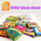 Baby Activity Fabric Cloth Books 0-12 Months Baby Soft Quite Book Animal Educational Toy Early