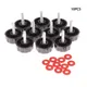 10pcs Universal Made of Plastic and Metal Fishing Reel Handle Screw Caps for Spinning Reel Crank