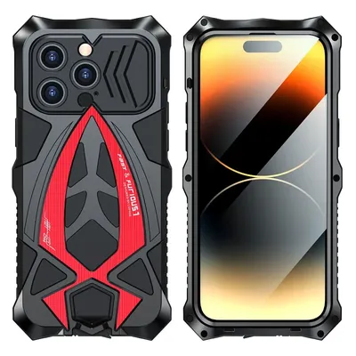 Luphie Metal Full Protect Armor Cover For iPhone 15 14 13 12 Pro Max 14 Plus iPhone 11 X XS MAX XR