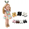 Neue Leder Schuhe Stiefel Für 14 zoll Wellie Wisher & 32-34cm Paola Reina & 25cm Baby puppe puppe