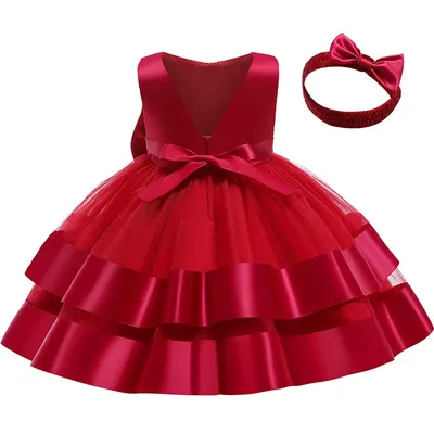 Mädchen Kinder kleidung Heiligabend Neujahr flauschiges Kleid Prinzessin Kleid Leistung Kleid Blumen mädchen Kleider Image