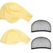 FRCOLOR 1 Set Makeup Latex Bald Caps Mesh Hair Net Wig Caps For Cosplay Performance Makeup Bald Cap