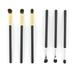 6Pcs Eye Shadow Soft Hairs Plastic Handle Eye Makeup Brush Set for Eyeshadow Eye Blending