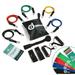 ODOLAND Resistance Bands 16 pcs Heavy Duty Set includes 4 Free Resistance Loop Bands