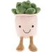 Duety Plush Stuffed Plant Toy Tulip Plush Toy Succulent Plants Plush Stuffed Toys Plush Stuffed Plant Doll Cute Plant Ornaments Tulip/Succulent Plant Stuffed Toy Doll Gifts for Home Office Decoration