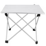 Camping Table Portable Folding Camping Table Aluminum Alloy Table Foldable Desk Table Outdoor Camping[S]